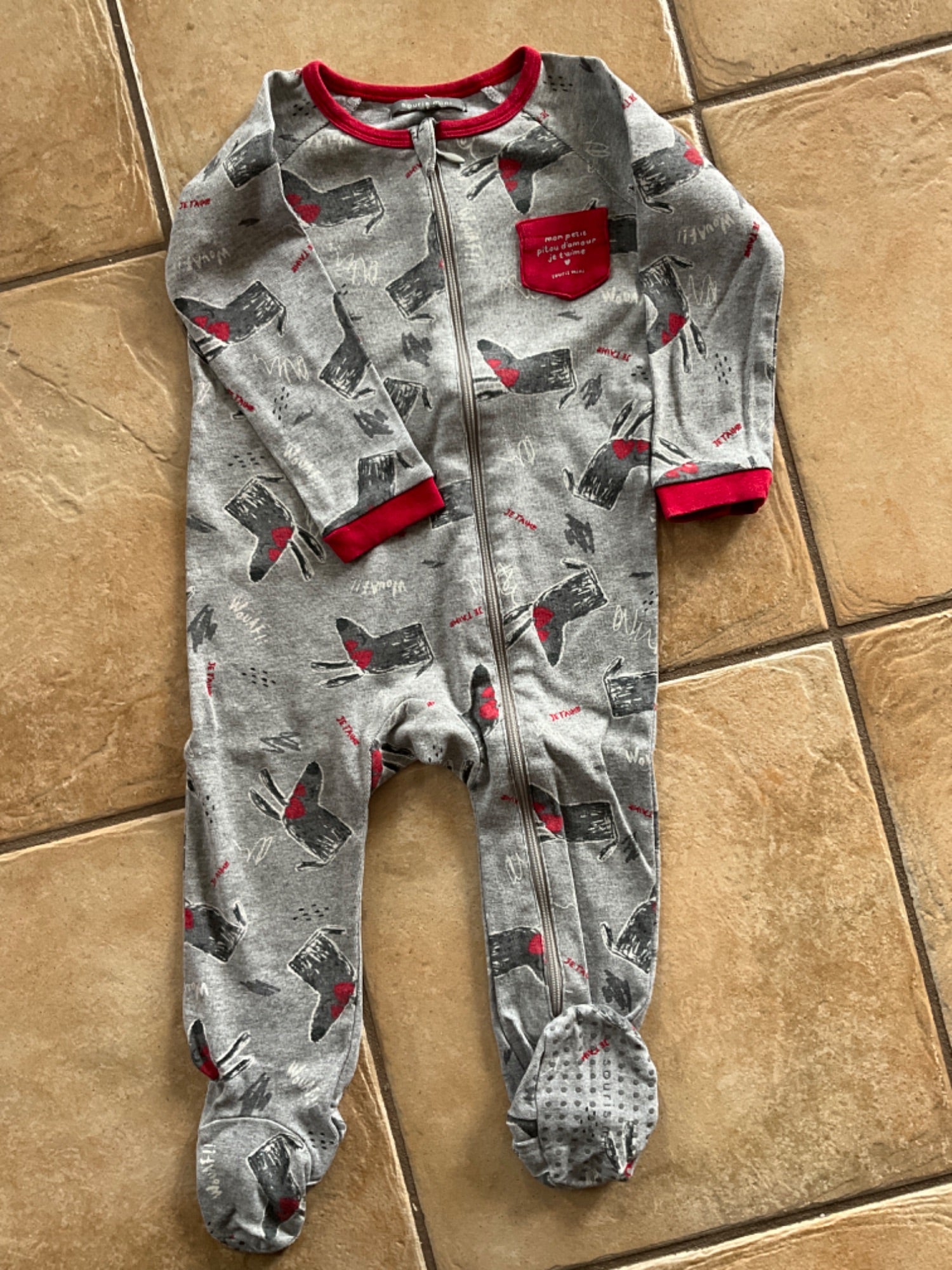 Souris Mini-Pyjama-0/3 mois main image 1