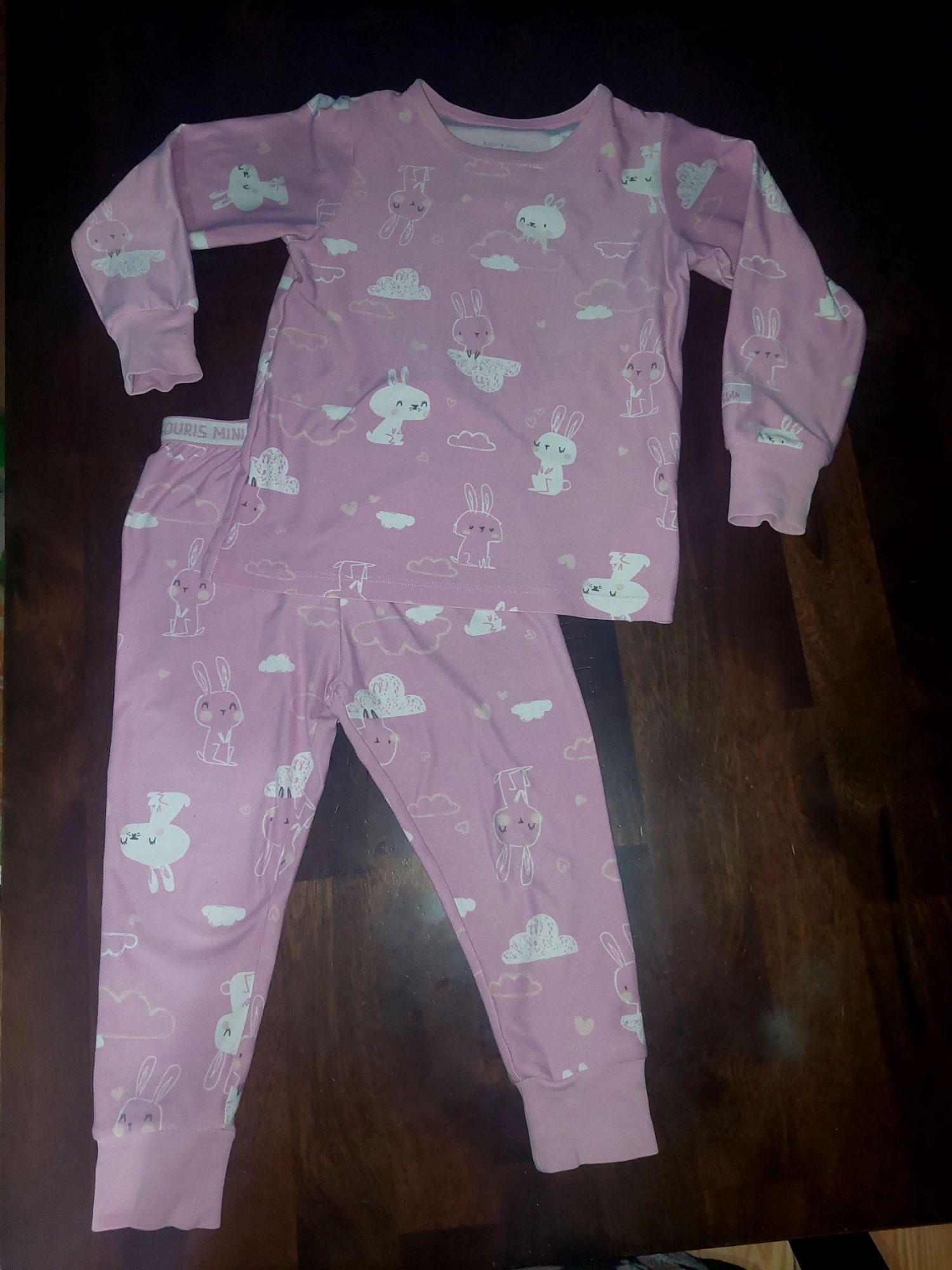Lot De 2 Pyjamas Fille été – 24 Mois, 100% Coton, Rose, Très Bon état