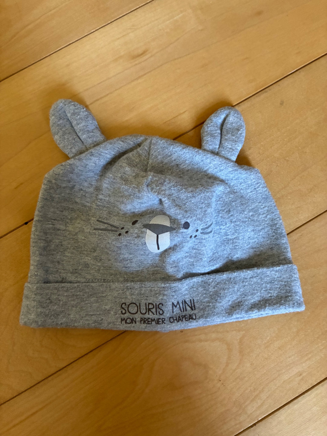 XIAOHAWANG Bonnet Bébé Ours Oreilles 0-6 Mois - Chapeau Coton Doux Garçon Fille Nouveau-Né