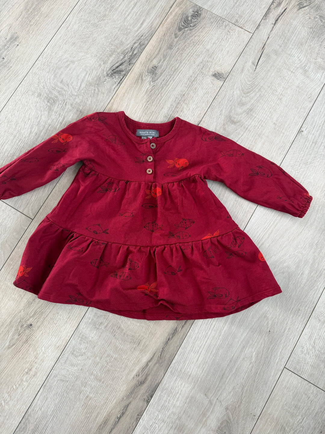 Jupe 12/18 mois cerises fait main - Fait main avec ♥︎ - 12 mois | Beebs