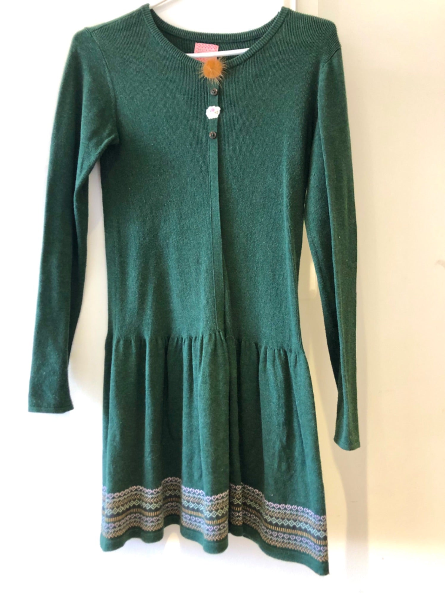Robe En Lainage Okaïdi Taille 12 Ans + Caleçon Assorti Taille 14 Ans - Occasion Très Bon état